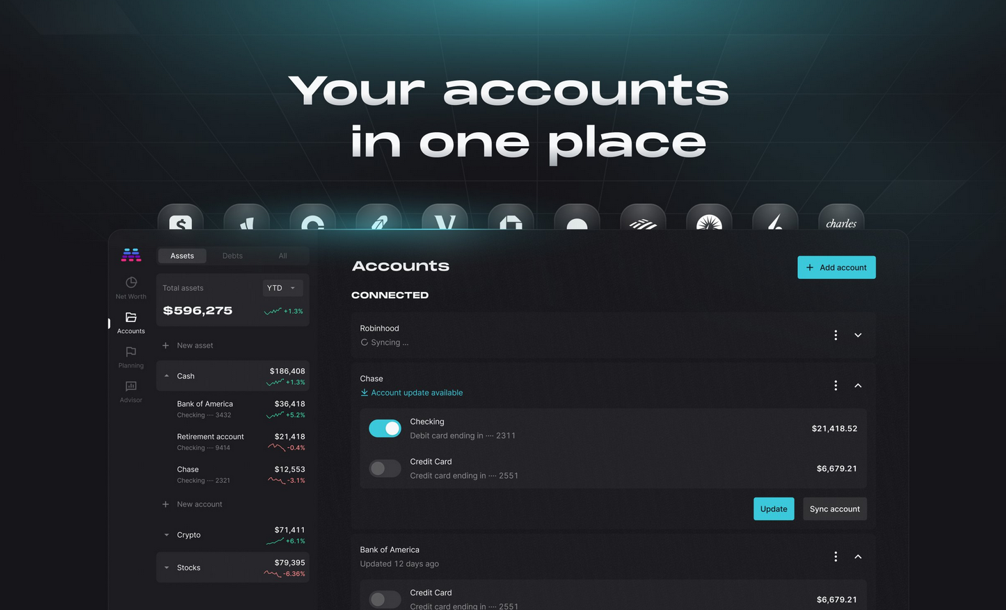 Maybe.co dashboard view